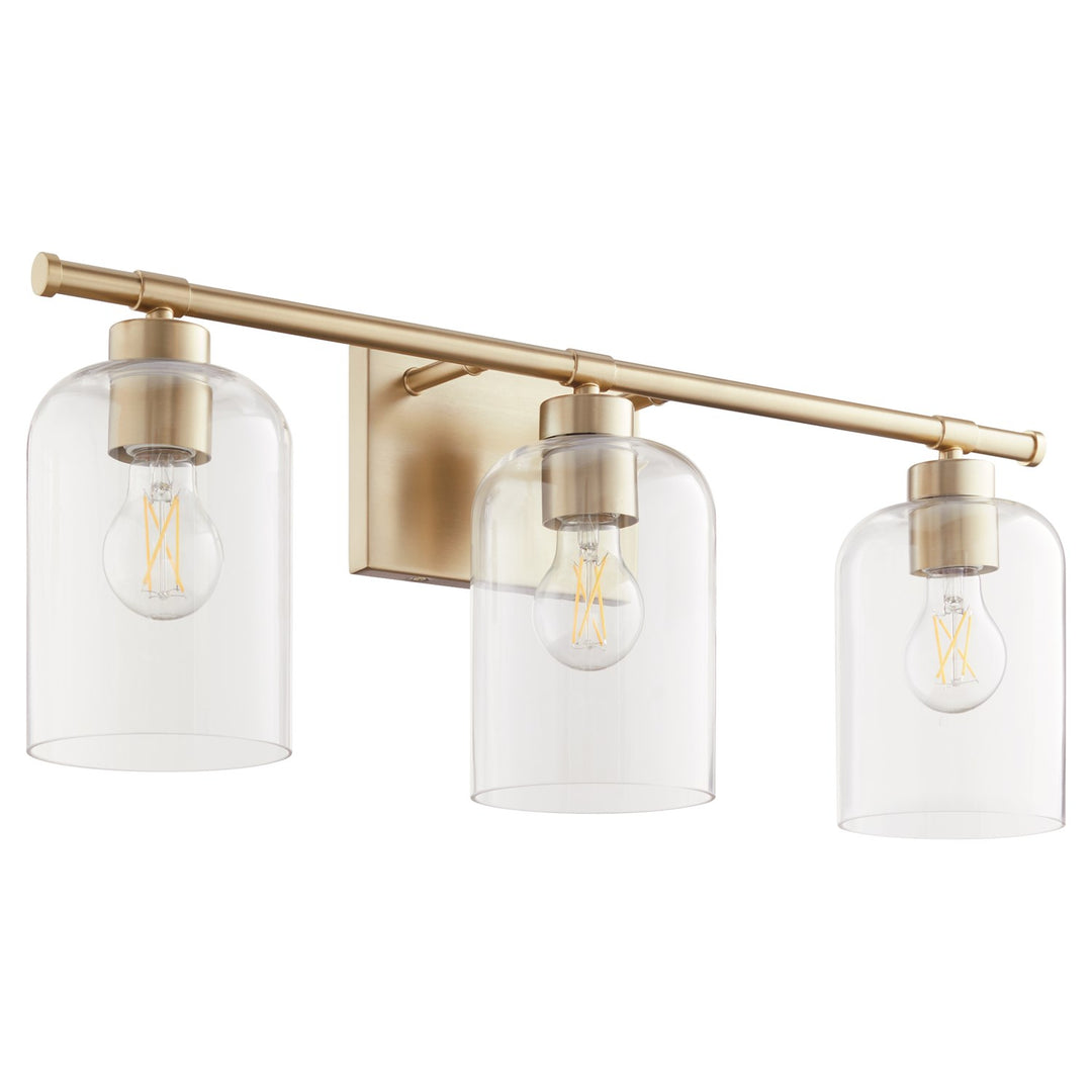 Tribute 3Lt Vanity - Aged Brass by Quorum