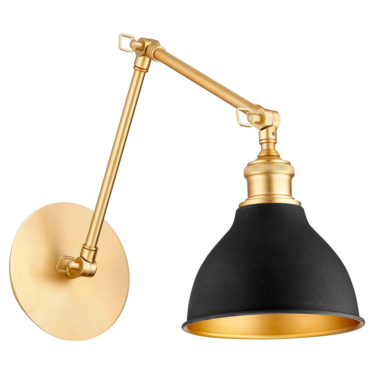 1Lt Wall Mt - Aged Brass by Quorum