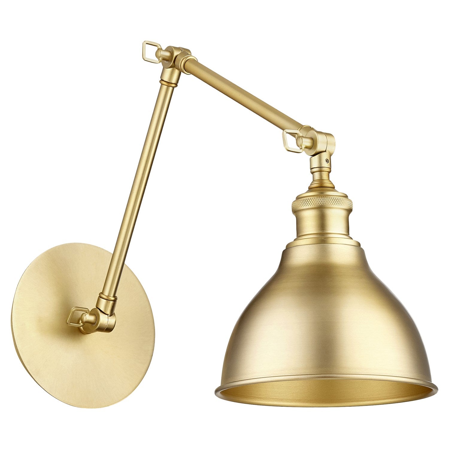 1Lt Wall Mt - Aged Brass by Quorum