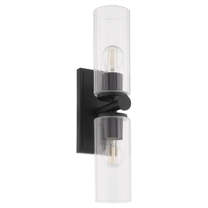 Mercier 2Lt Wall Mount - Matte Black