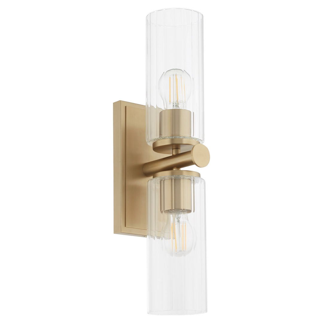 Mercier 2Lt Wall Mount - Aged Brass