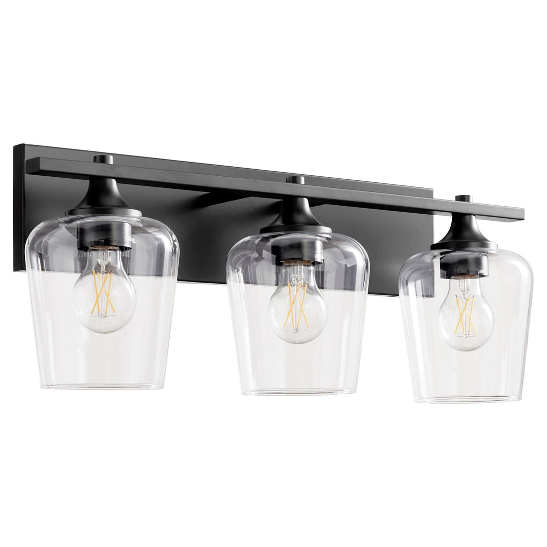 Veno 3Lt Vanity - Matte Black by Quorum