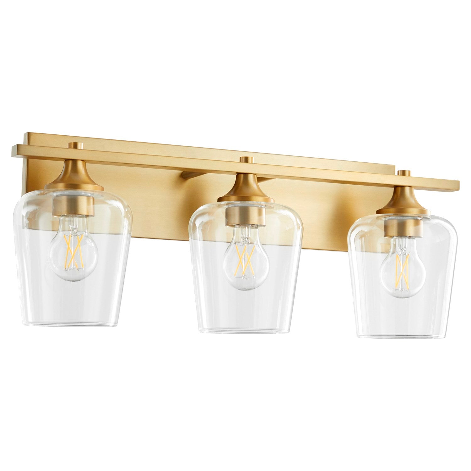 Veno 3Lt Vanity - Aged Brass by Quorum