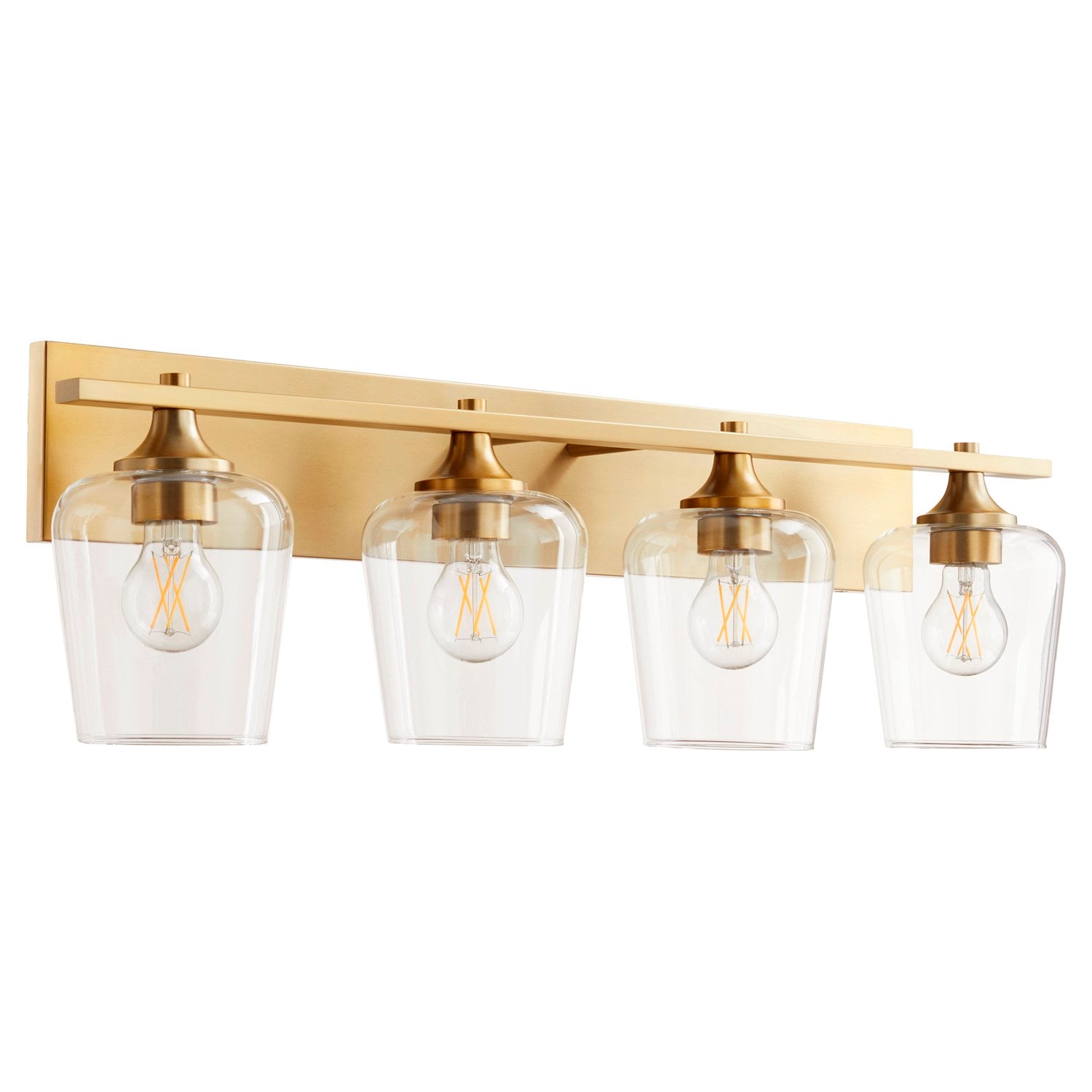 Veno 4Lt Vanity - Aged Brass by Quorum