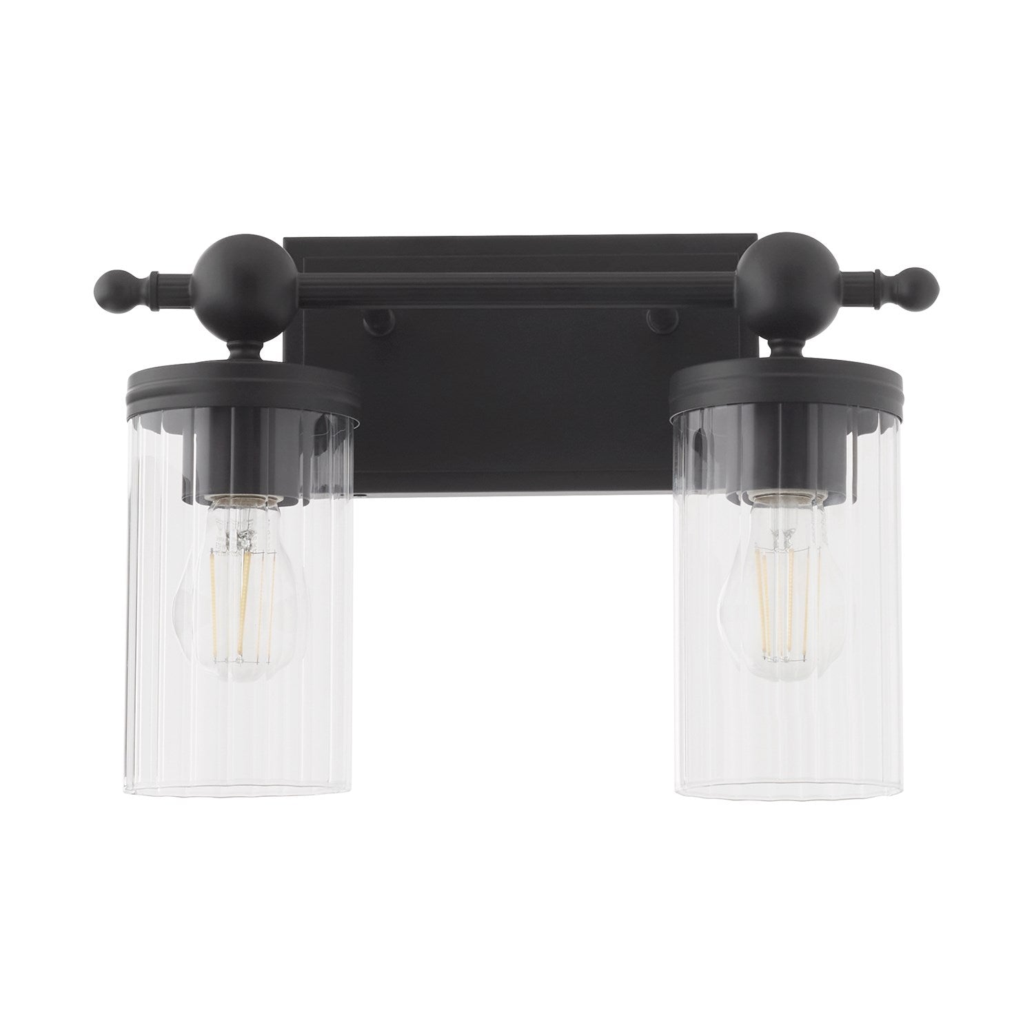 Lee Blvd 2Lt Vanity - Matte Black