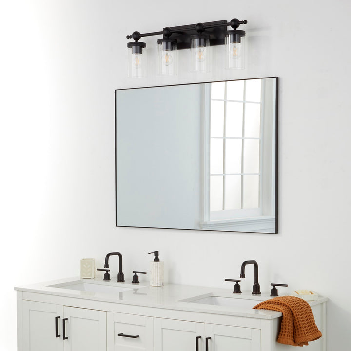 Lee Blvd 4Lt Vanity -Matte Black