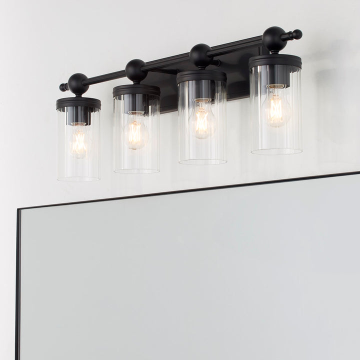 Lee Blvd 4Lt Vanity -Matte Black