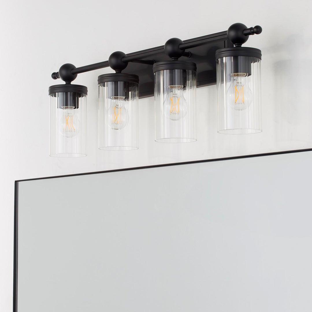 Lee Blvd 4Lt Vanity -Matte Black