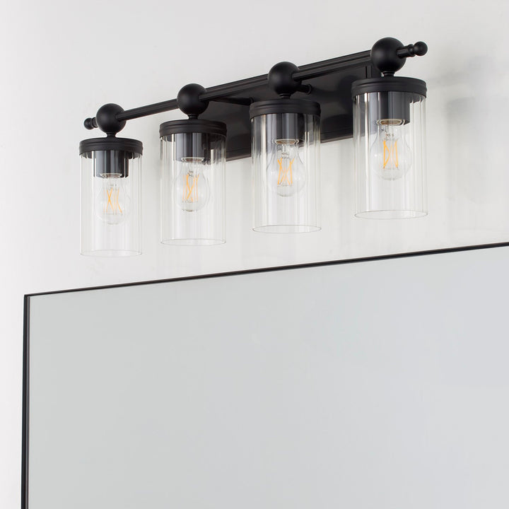 Lee Blvd 4Lt Vanity -Matte Black