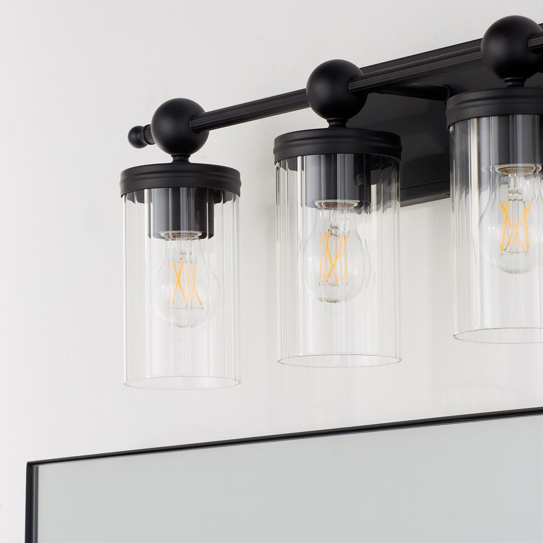 Lee Blvd 4Lt Vanity -Matte Black