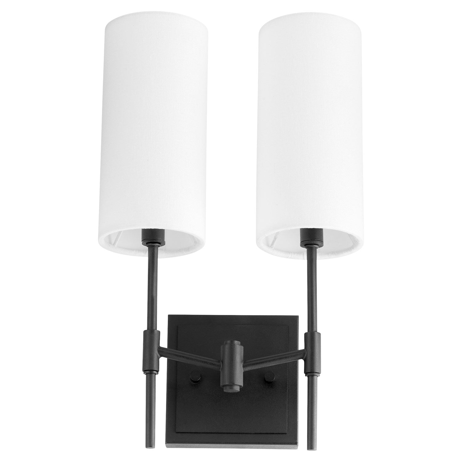 Hamilton 2Lt Wall Mount - Matte Black by Quorum
