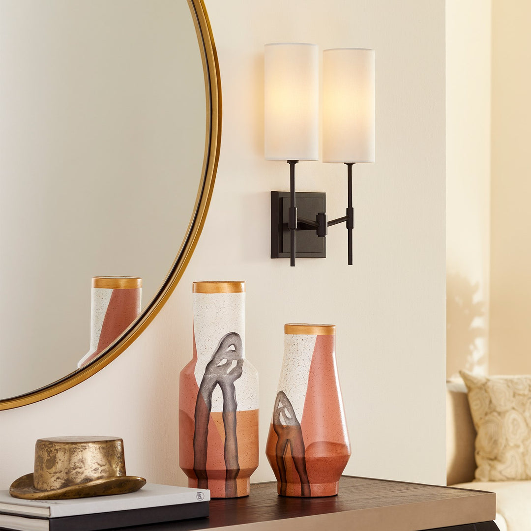 Hamilton 2Lt Wall Mount - Matte Black