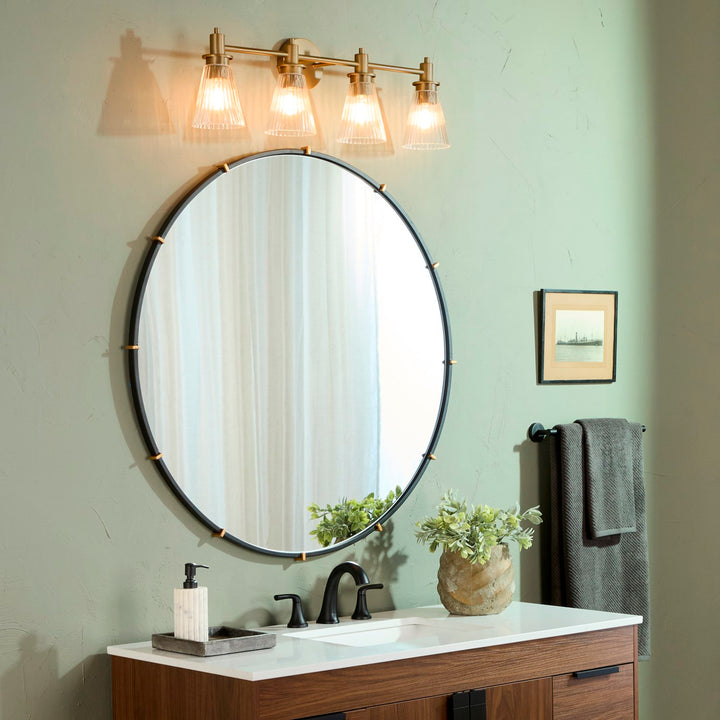 Lawton 4Lt Vanity - Brushed Brass