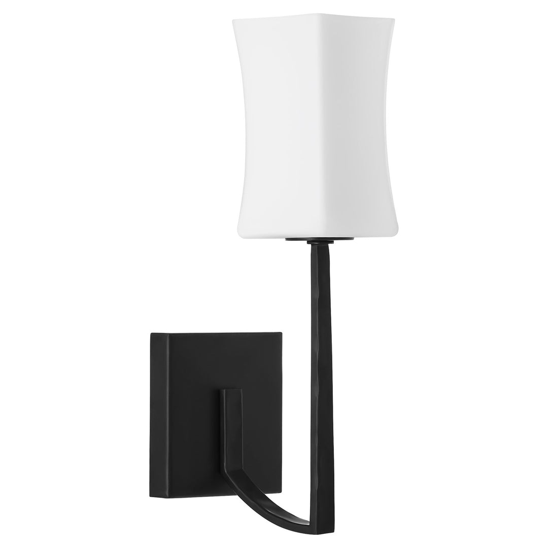 Ayala 1Lt Wall Mt - Matte Black by Quorum