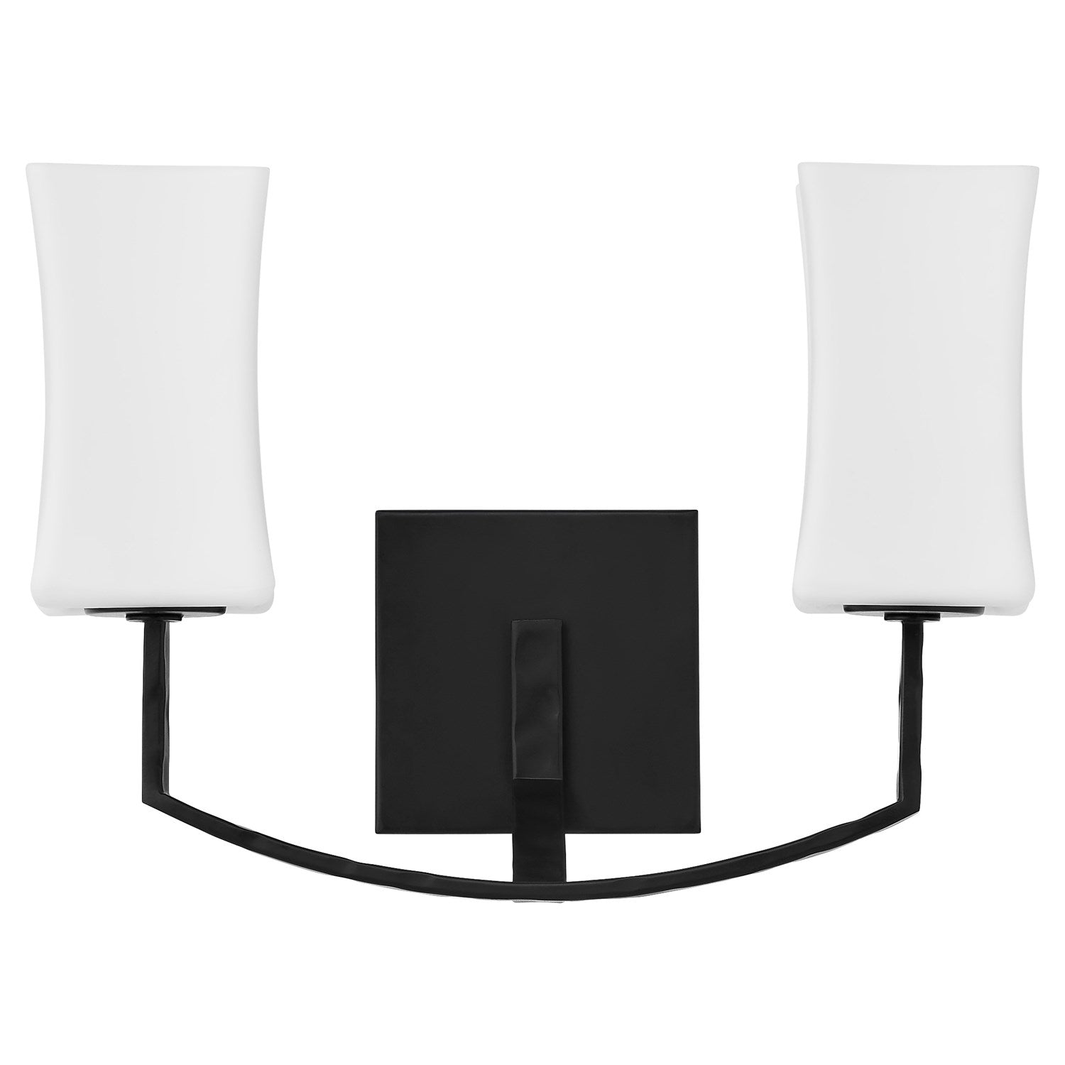 Ayala 2Lt Wall Mt - Matte Black by Quorum