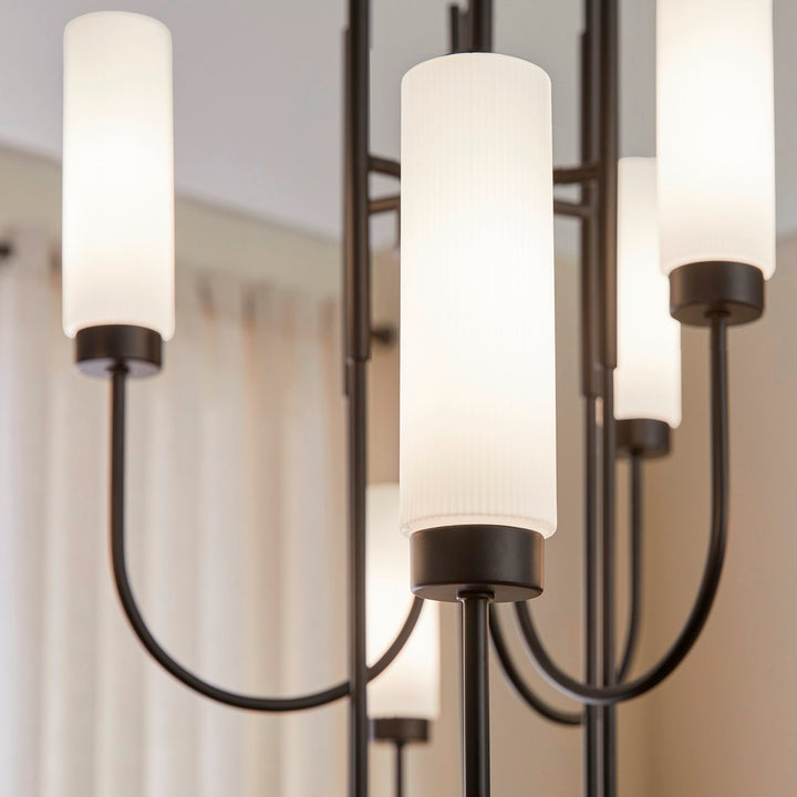 Jerome 9Lt Chandelier - Matte Black
