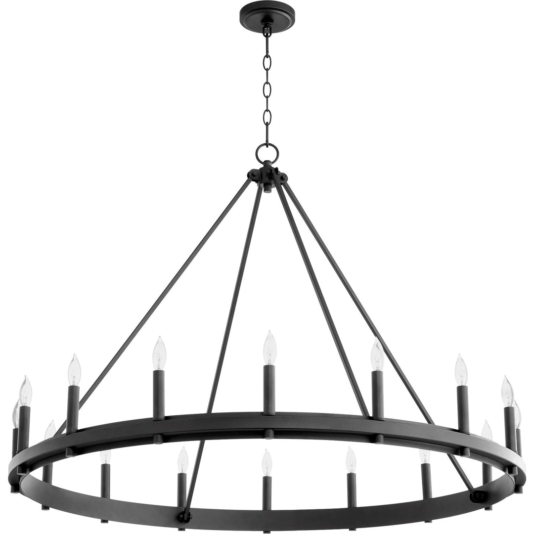 Aura 16Lt Chand - Textured Black by Quorum