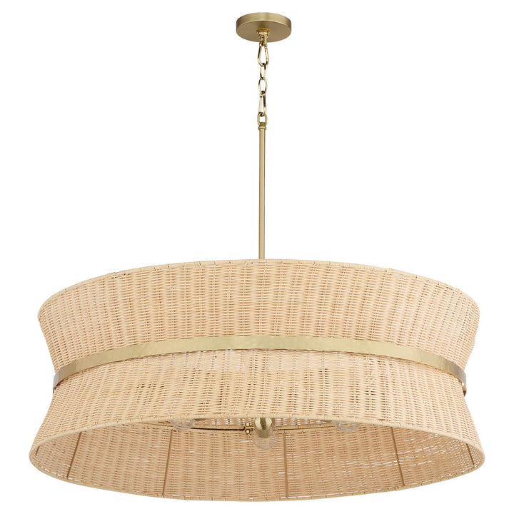 Fairview 8Lt Pendantdant - Brushed Brass