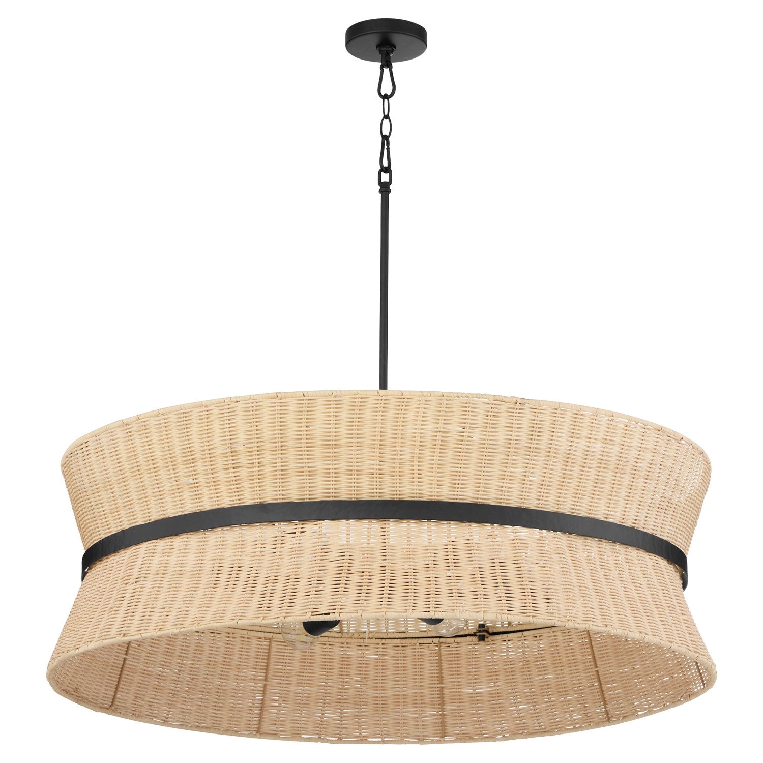 Fairview 8Lt Pendantdant - Matte Black by Quorum