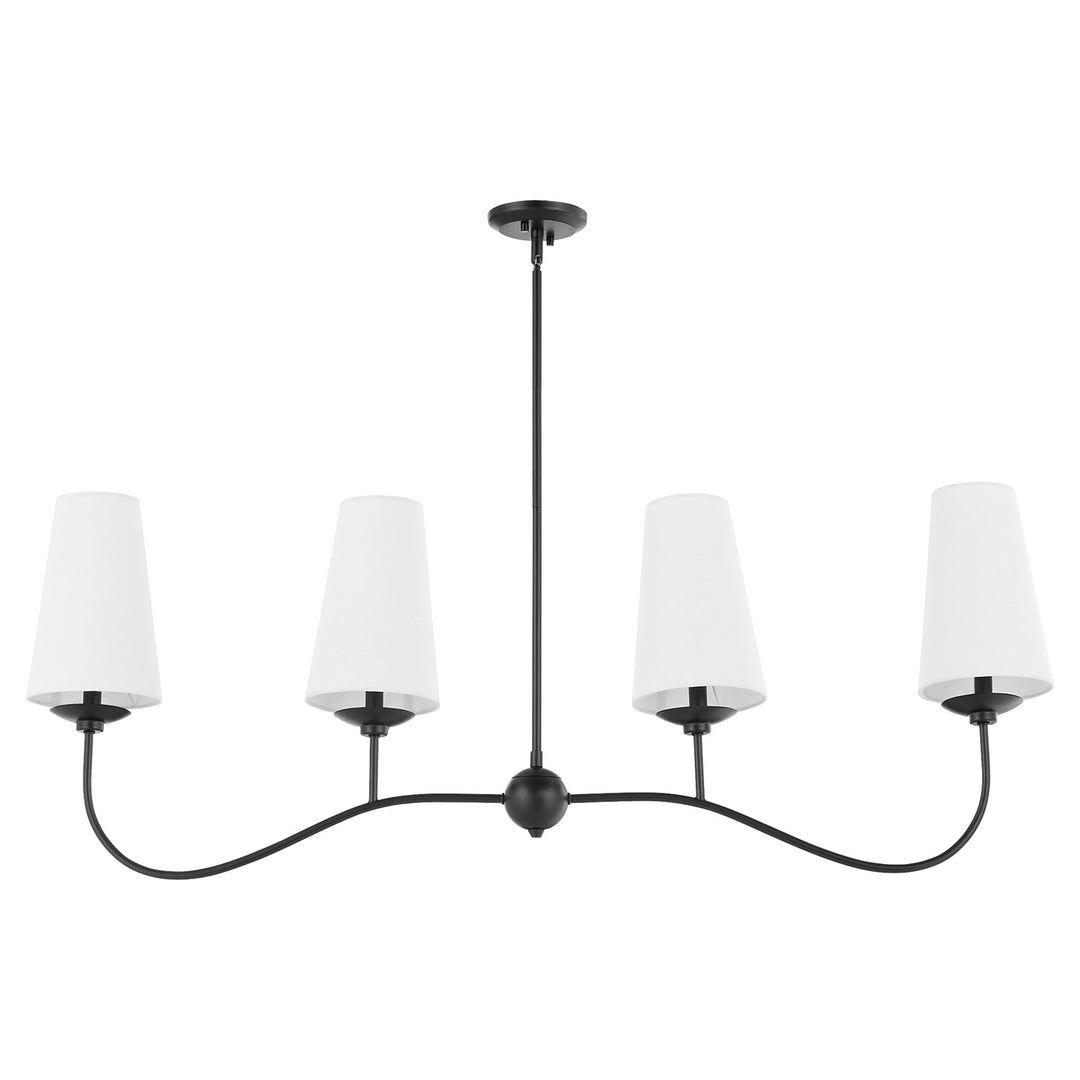 Euphora 4Lt Linear - Matte Black by Quorum