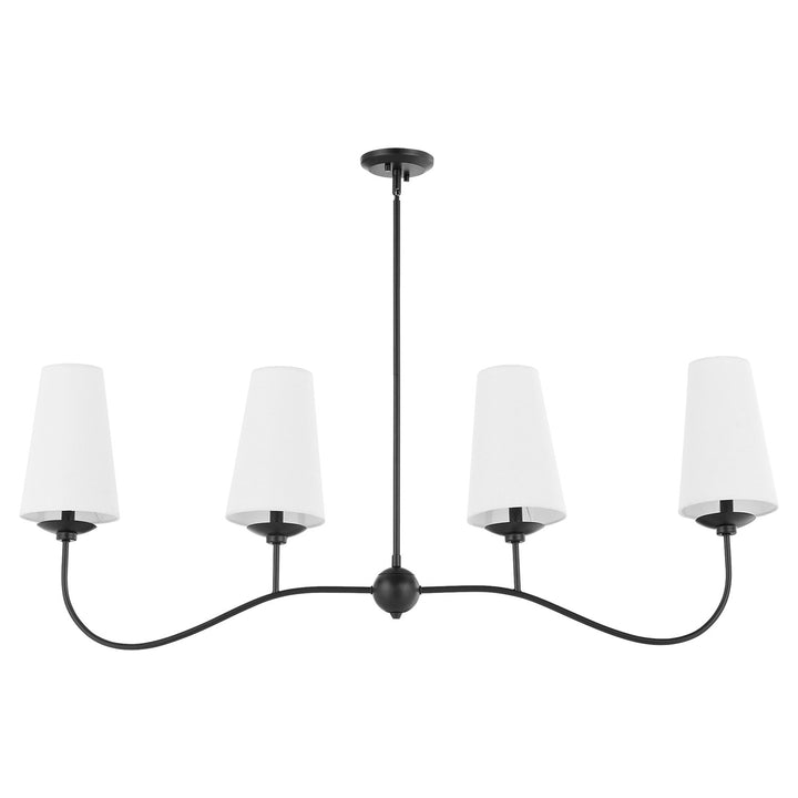 Euphora 4Lt Linear - Matte Black by Quorum