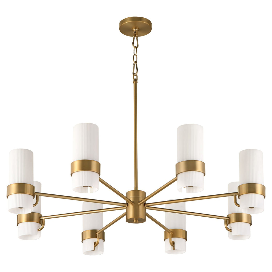 Sojourn 8Lt Chandelier - Brushed Brass