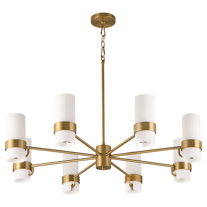 Sojourn 8Lt Chandelier - Brushed Brass