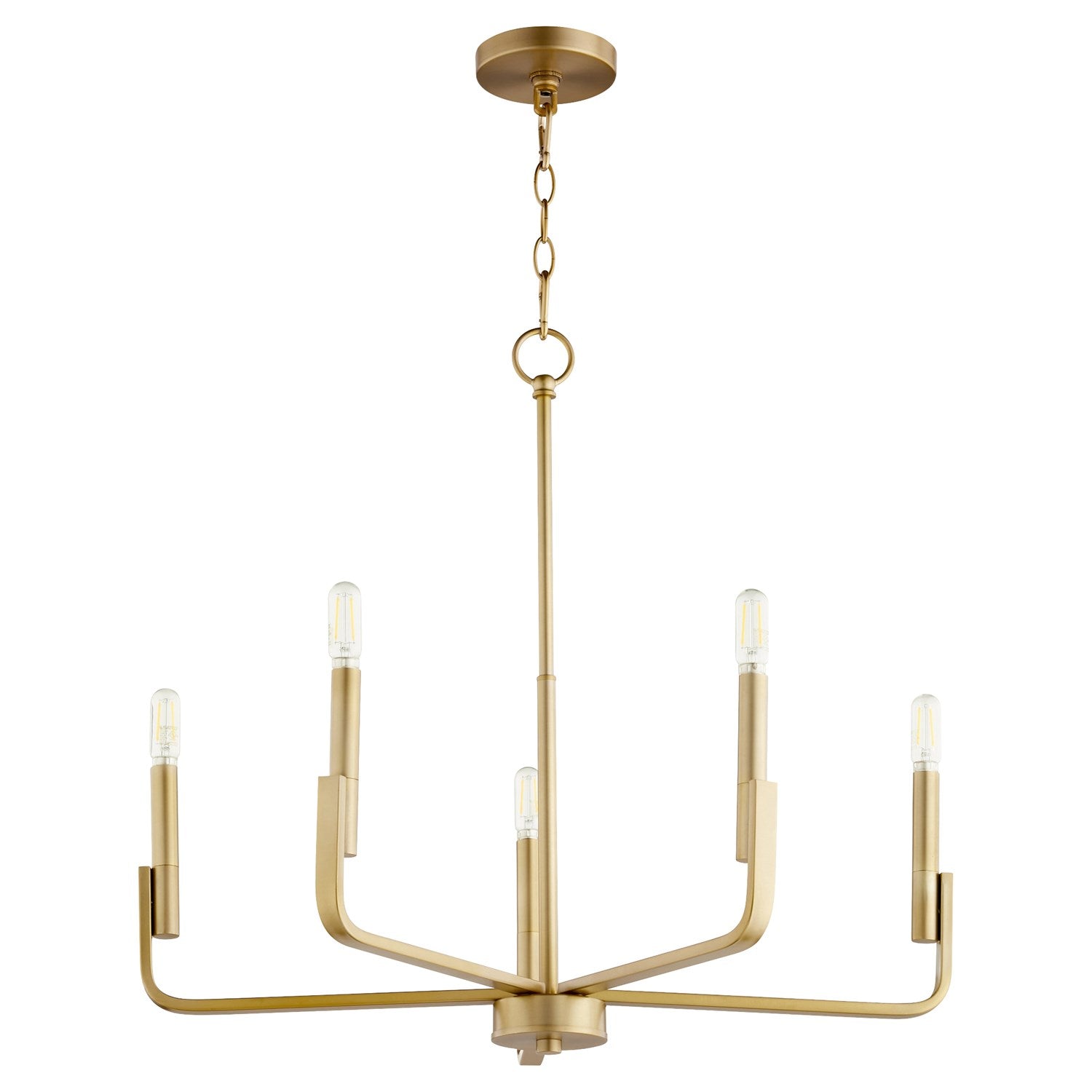 Tempo 5Lt Chand - Aged Brass by Quorum