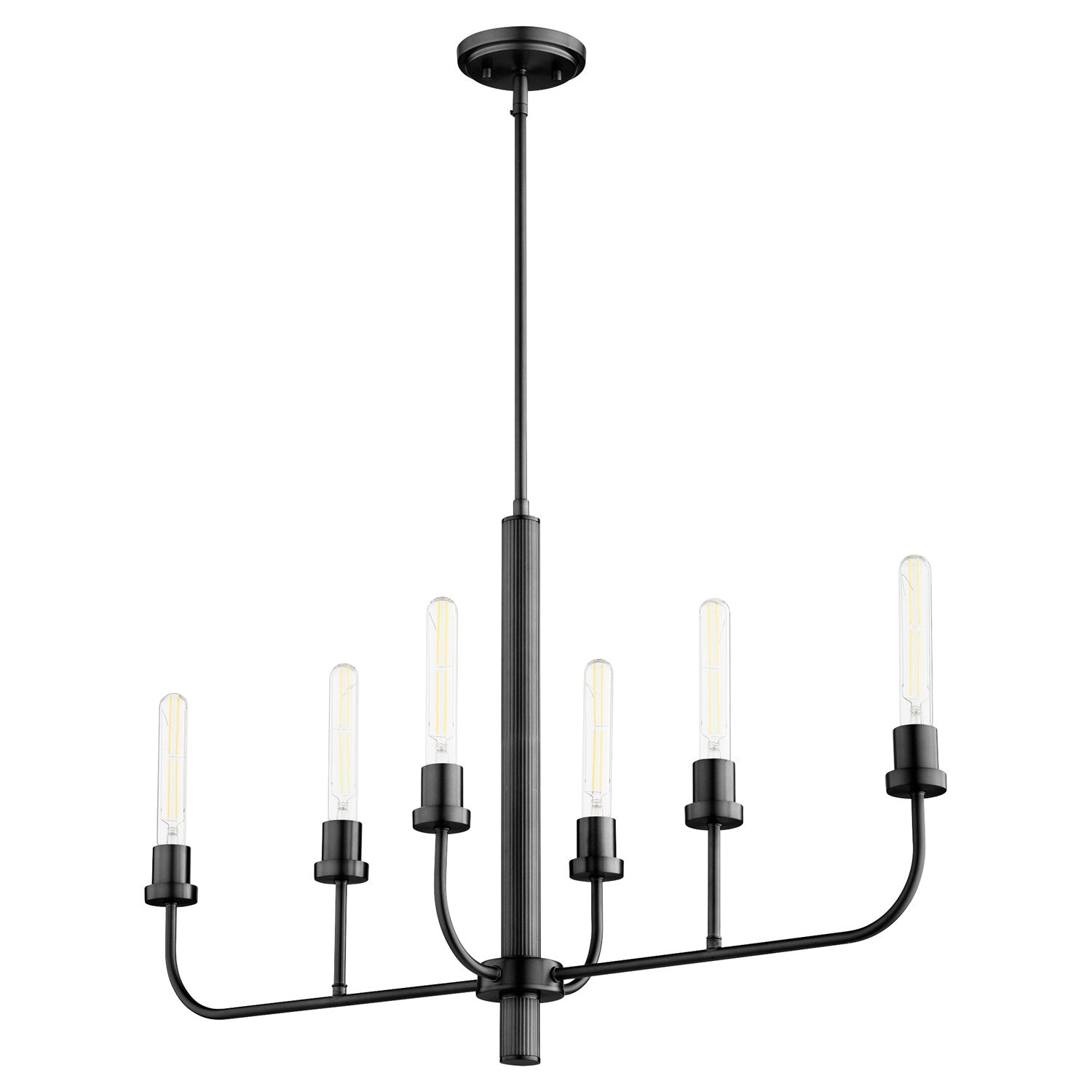Sheridan 6Lt Linear - Matte Black by Quorum