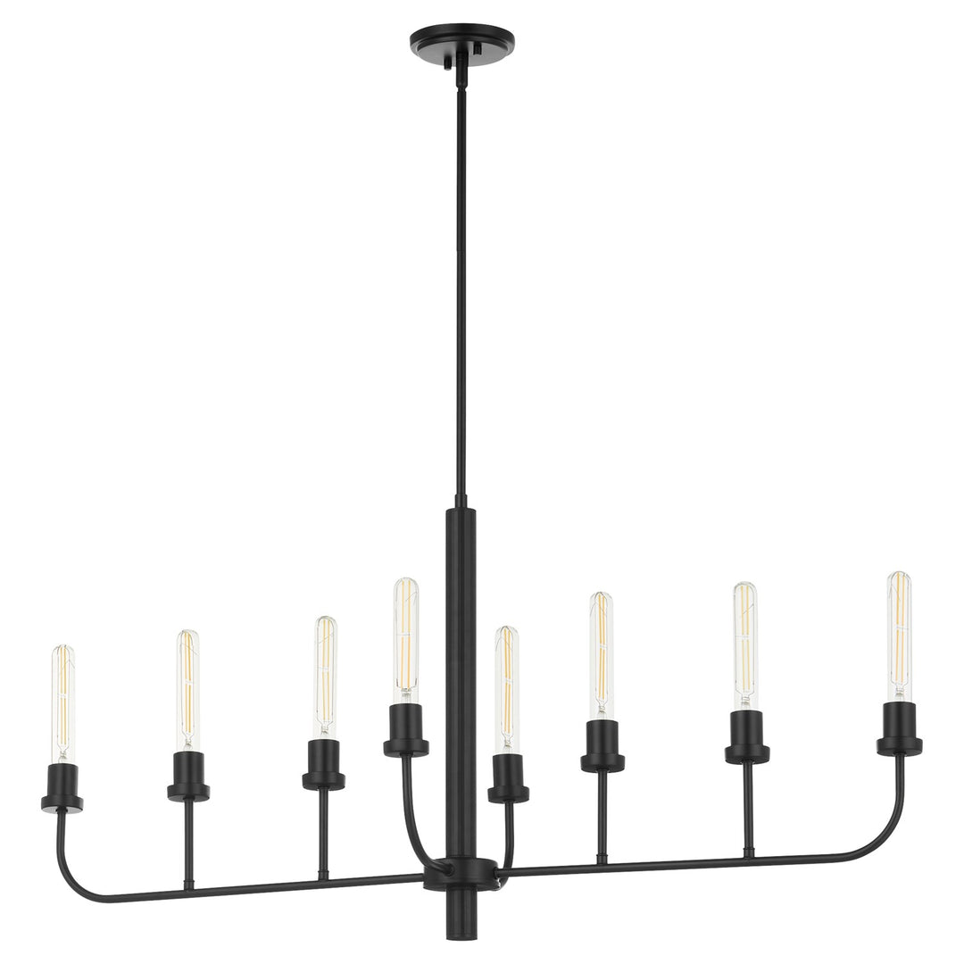 Sheridan 8Lt Linear - Matte Black by Quorum