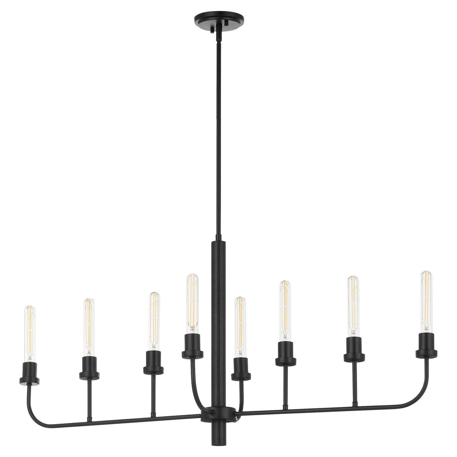 Sheridan 8Lt Linear - Matte Black by Quorum