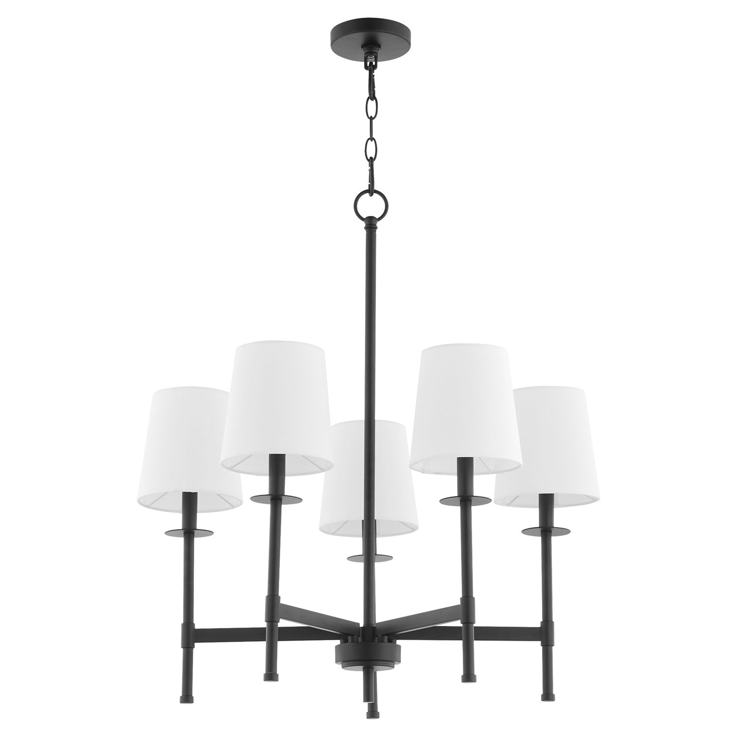 Belshaw 5Lt Chand - Matte Black by Quorum