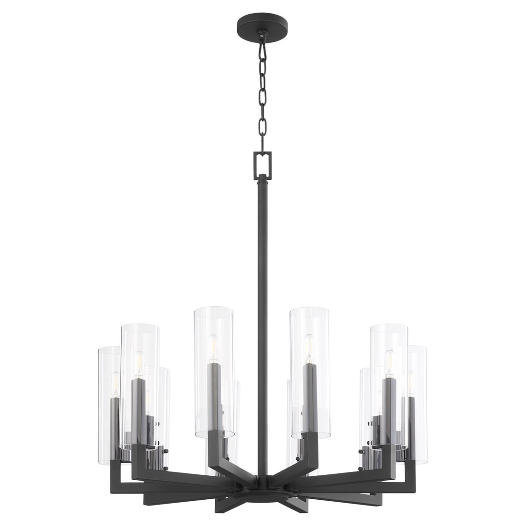 Harbin 10Lt Chand - Textured Black by Quorum