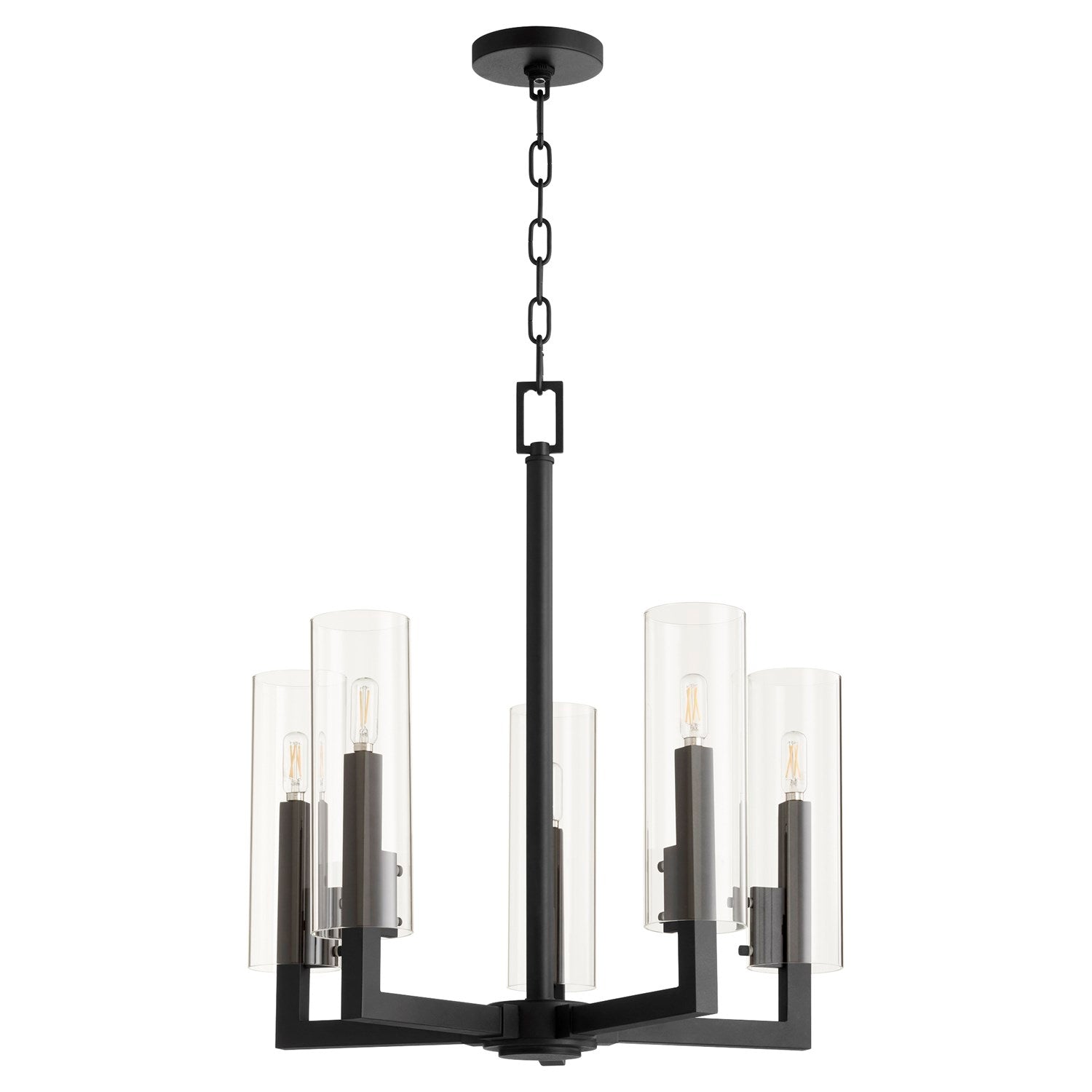 Harbin 5Lt Chand - Textured Black by Quorum