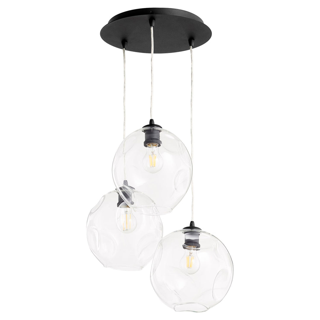 Numen 3Lt Pendantd - Textured Black by Quorum