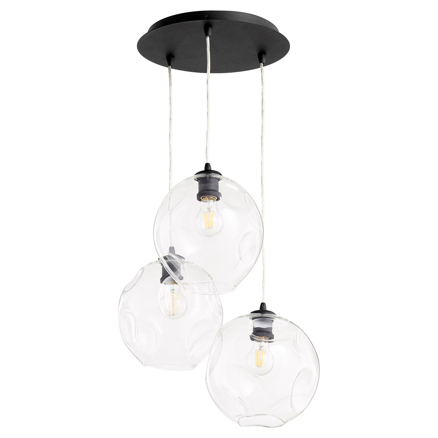 Numen 3Lt Pendantd - Textured Black by Quorum