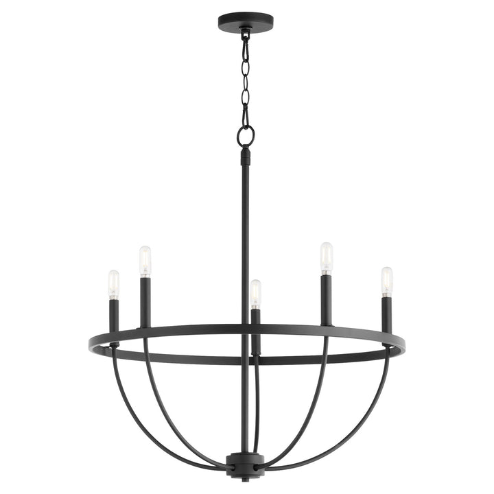 Tribute 5Lt Chand - Matte Black by Quorum
