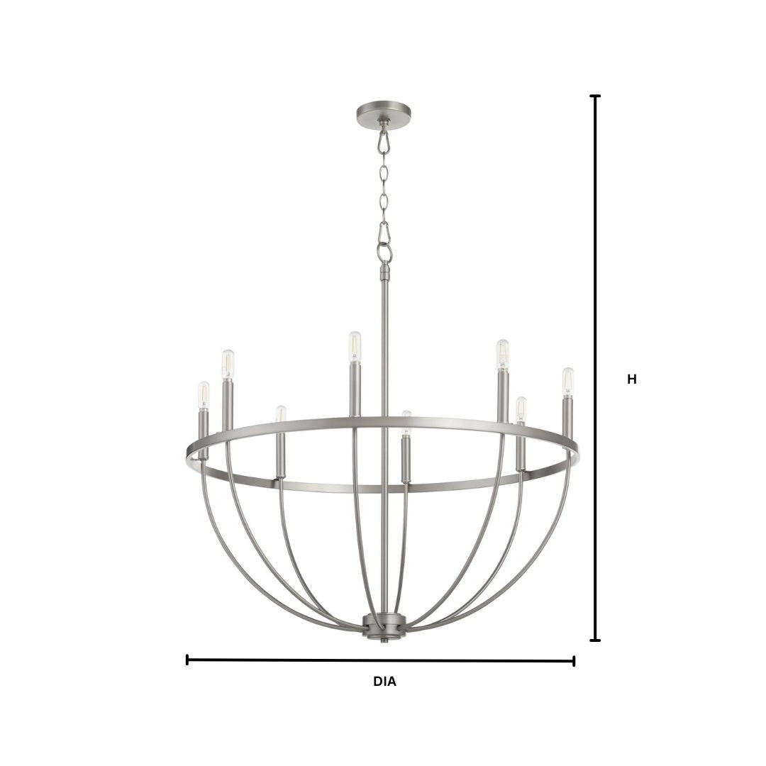 Tribute 8Lt Chand - Satin Nickel