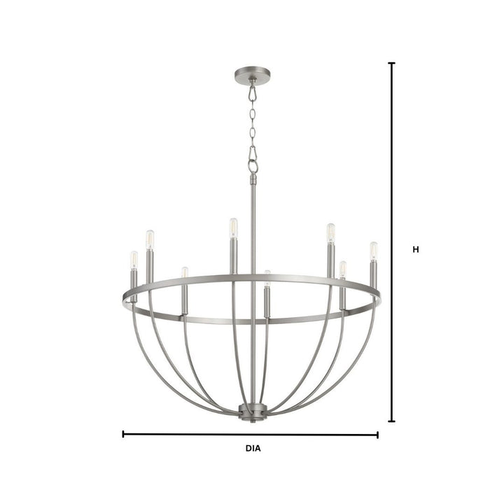 Tribute 8Lt Chand - Satin Nickel