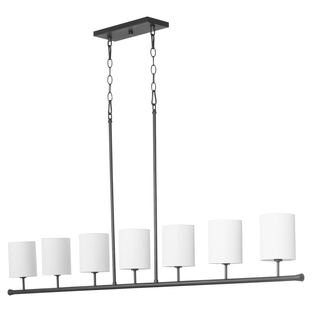 Harmony 7Lt Linear - Matte Black by Quorum