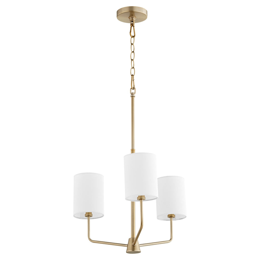 Harmony 3Lt Chand - Aged Brass by Quorum