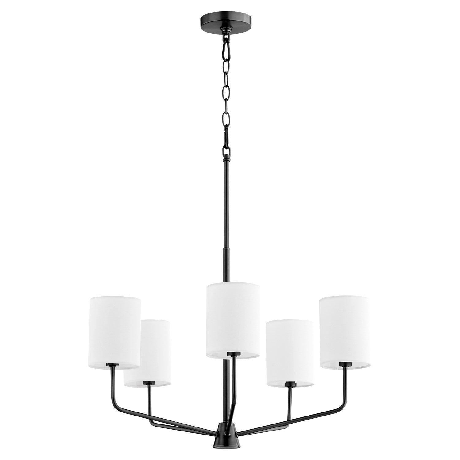 Harmony 5Lt Chand - Matte Black by Quorum