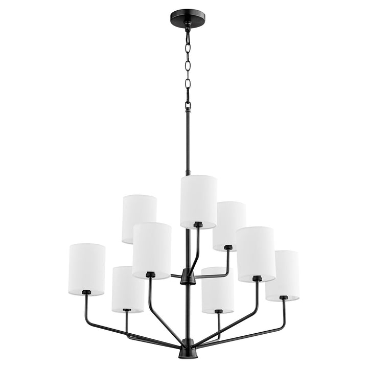 Harmony 9Lt Chand - Matte Black by Quorum