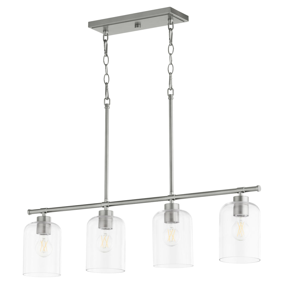 Tribute 4Lt Linear - Satin Nickel by Quorum
