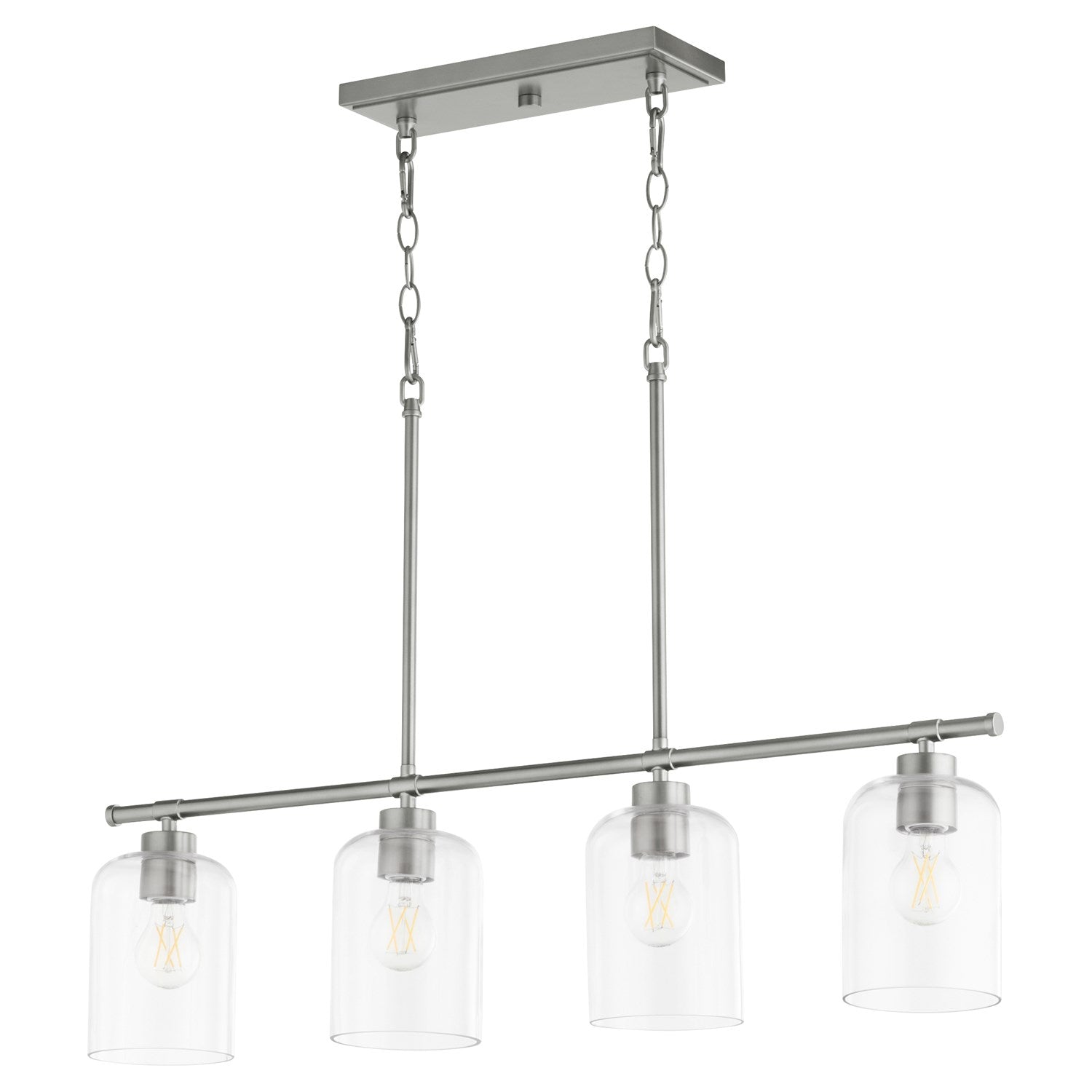 Tribute 4Lt Linear - Satin Nickel by Quorum