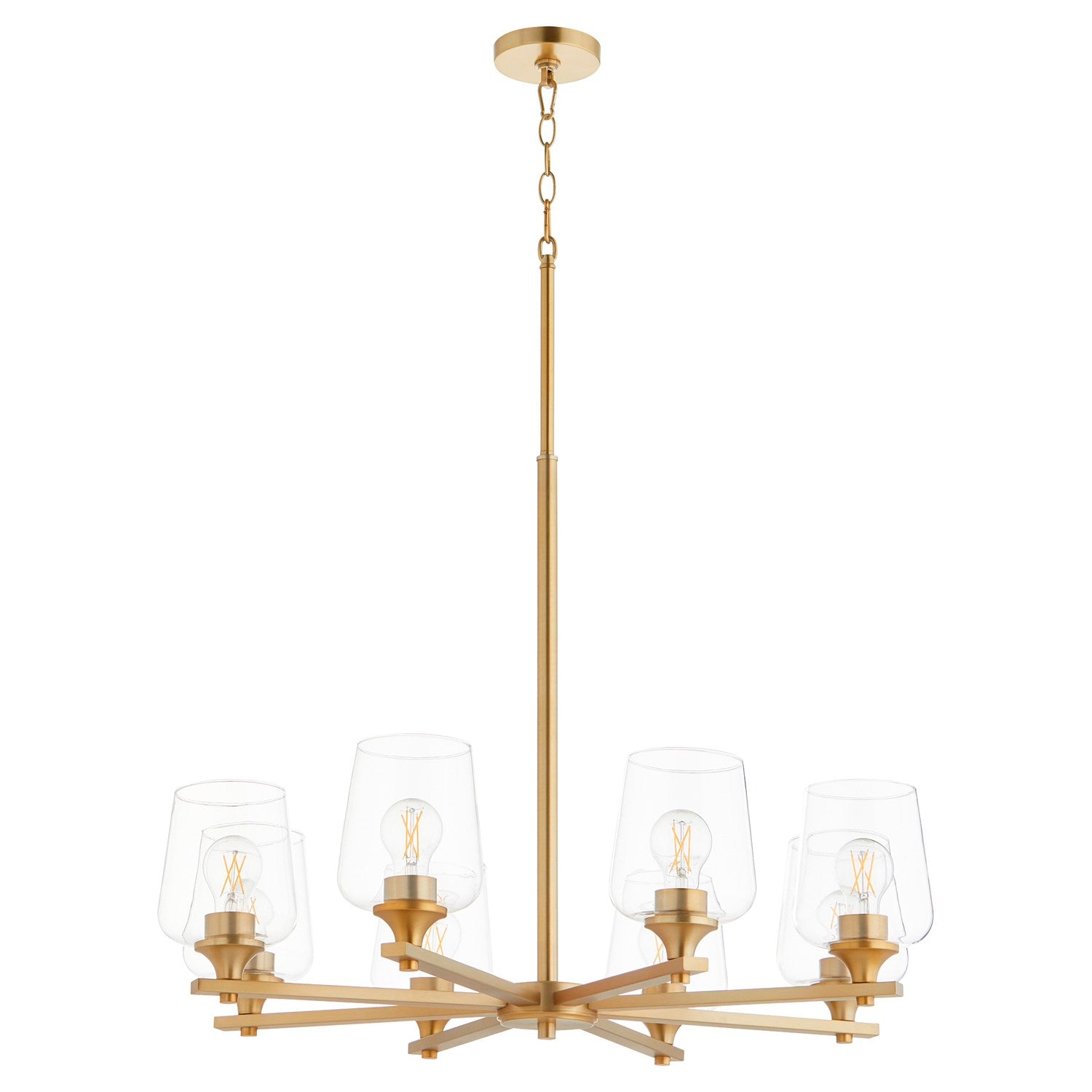 Veno 8Lt Chand - Aged Brass by Quorum