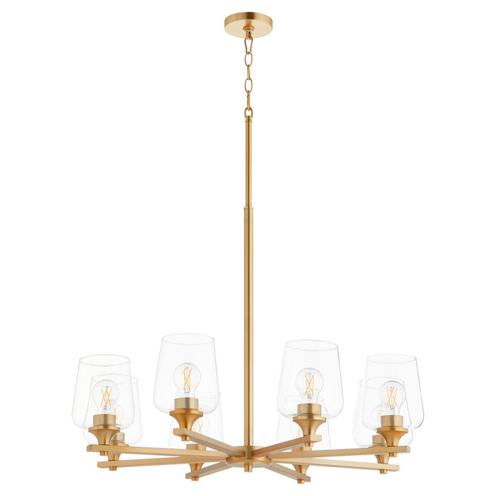 Veno 8Lt Chand - Aged Brass by Quorum