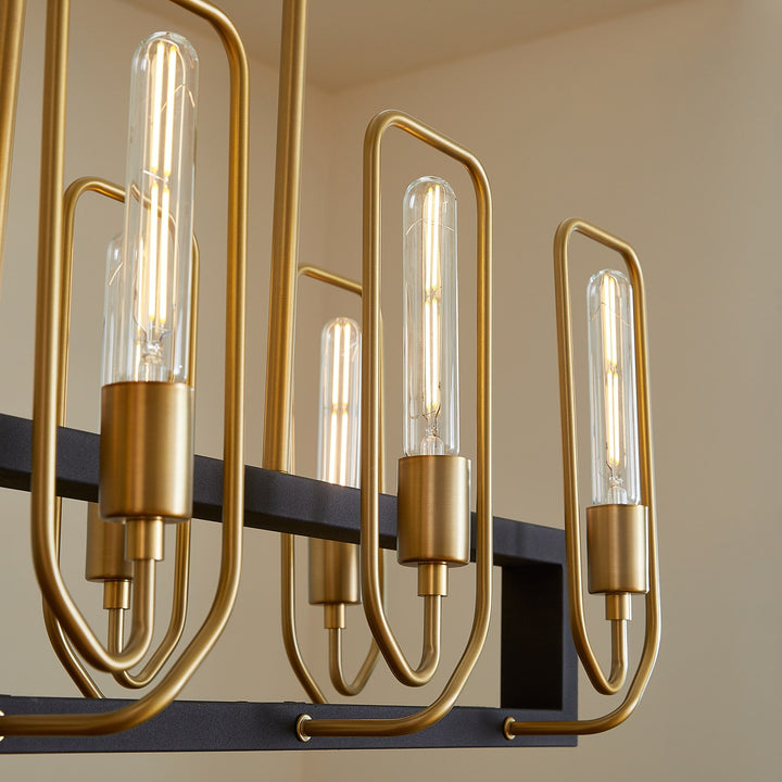 Howe 8Lt Linear -Textured Black/Aged Brass