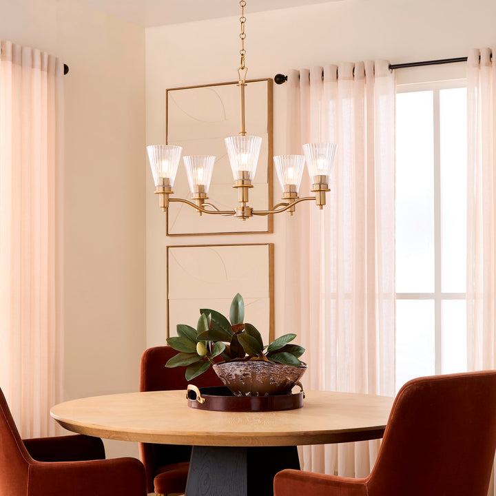 Lawton 5Lt Chand - Brushed Brass