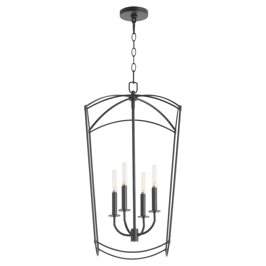 Mantle 4Lt Entry - Matte Black by Quorum
